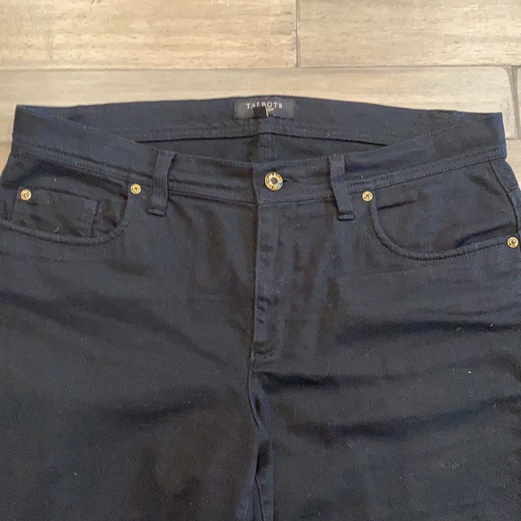 Talbots Black Crop Jeans Womens Size 12 - Picture 5 of 13